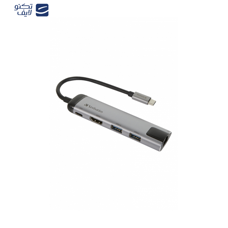 هاب 4 پورت USB-C ورباتیم مدل 49147 هاب 4 پورت USB-C ورباتیم مدل 49147