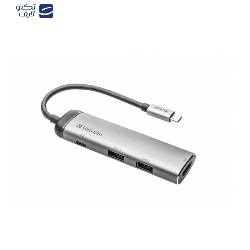 هاب 4 پورت USB-C ورباتیم مدل 49140 هاب 4 پورت USB-C ورباتیم مدل 49140