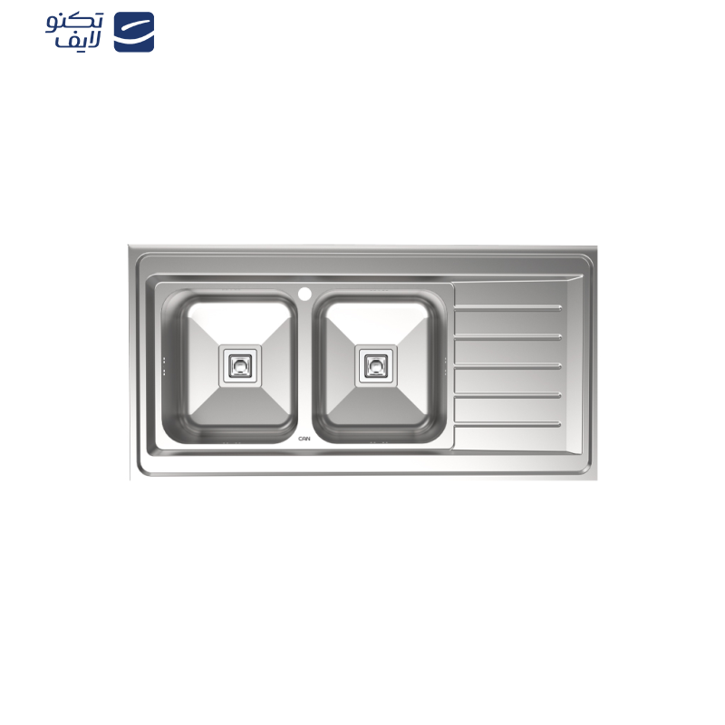 سینک ظرفشویی استیل کن مدل 9102s روکار سینک ظرفشویی استیل کن مدل 9102s روکار