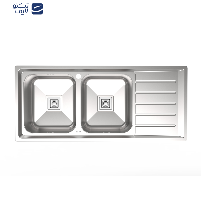 سینک ظرفشویی استیل کن مدل 8102S توکار سینک ظرفشویی استیل کن مدل 8102S توکار