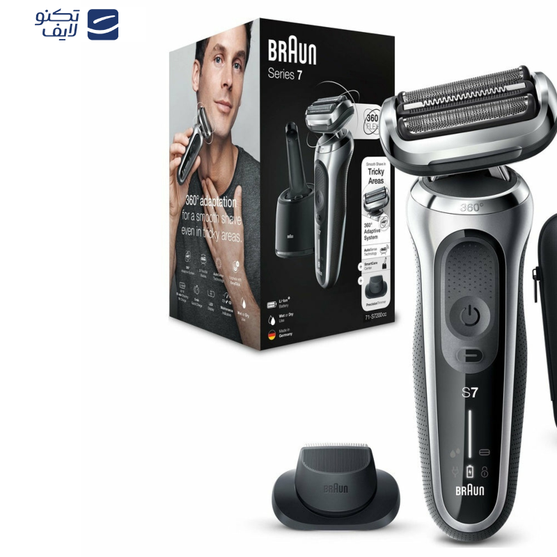 ماشین اصلاح موی صورت براون مدل 71s7200cc ماشین اصلاح موی صورت براون مدل 71s7200cc