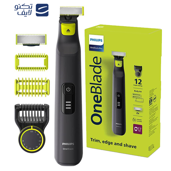 ماشین اصلاح موی صورت و بدن شارژی فیلیپس مدل QP6542