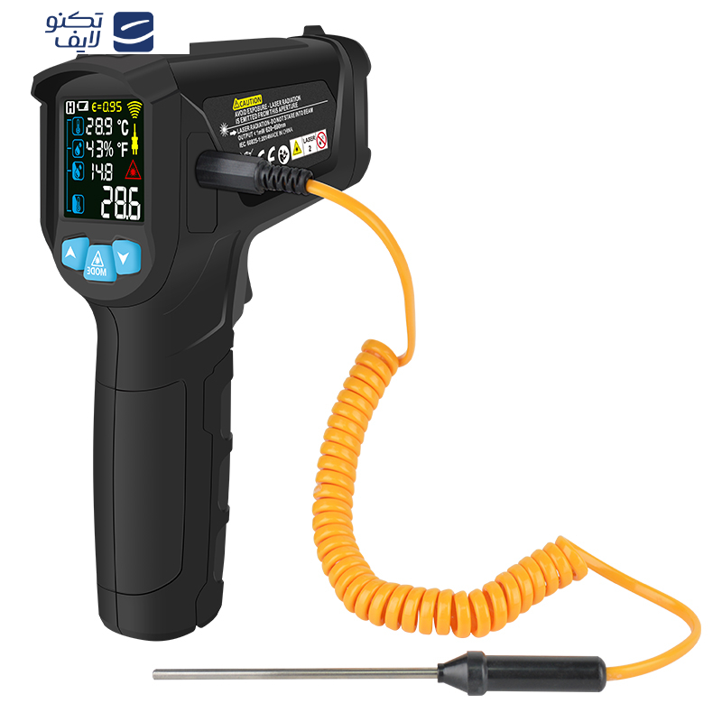 ترمومتر لیزری دیجیتال مستک مدل IR02C ترمومتر لیزری دیجیتال مستک مدل IR02C