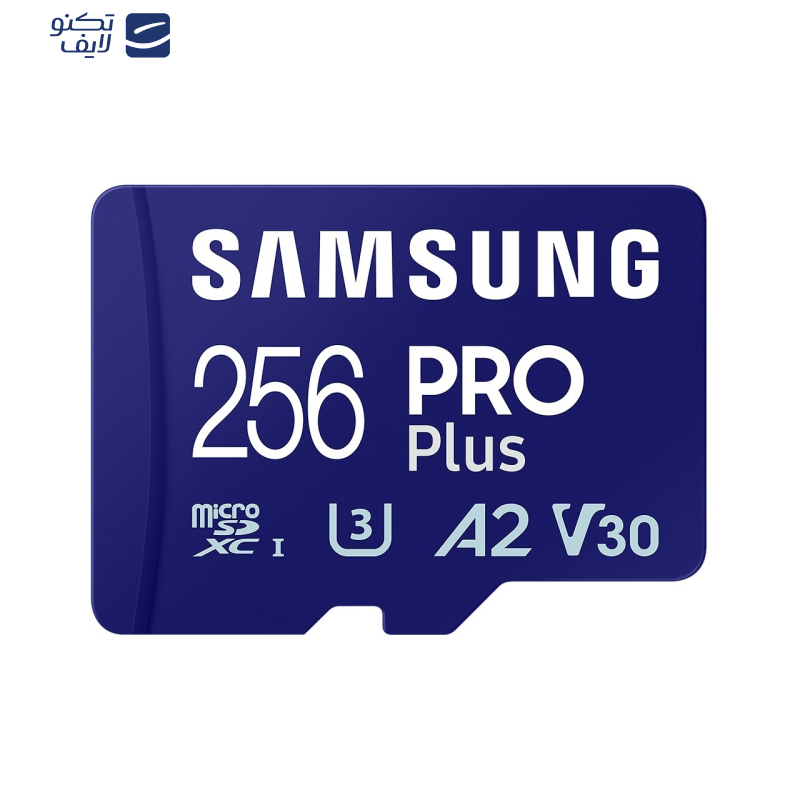 کارت حافظه MicroSDXC سامسونگ مدل Samsung PRO PLUS UHS-I U3 A2 V30 ظرفیت 256 گیگابایت به همراه آداپتور SD کارت حافظه MicroSDXC سامسونگ مدل Samsung PRO PLUS UHS-I U3 A2 V30 ظرفیت 256 گیگابایت به همراه آداپتور SD