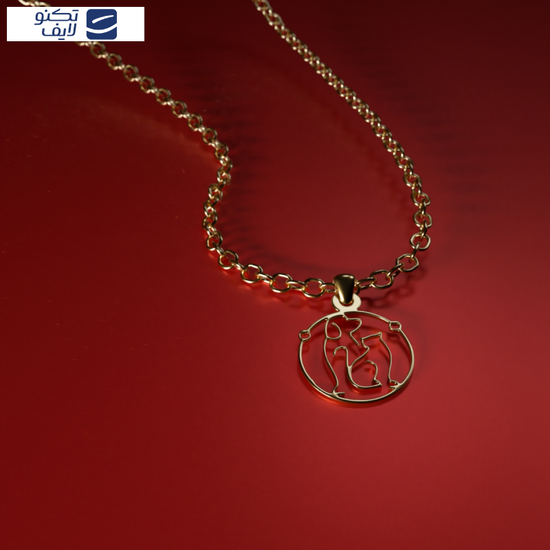 آویز گردنبند طلا 18 عیار زنانه مدوپد مدل  سگ و گربه کد kc18789 آویز گردنبند طلا 18 عیار زنانه مدوپد مدل  سگ و گربه کد kc18789