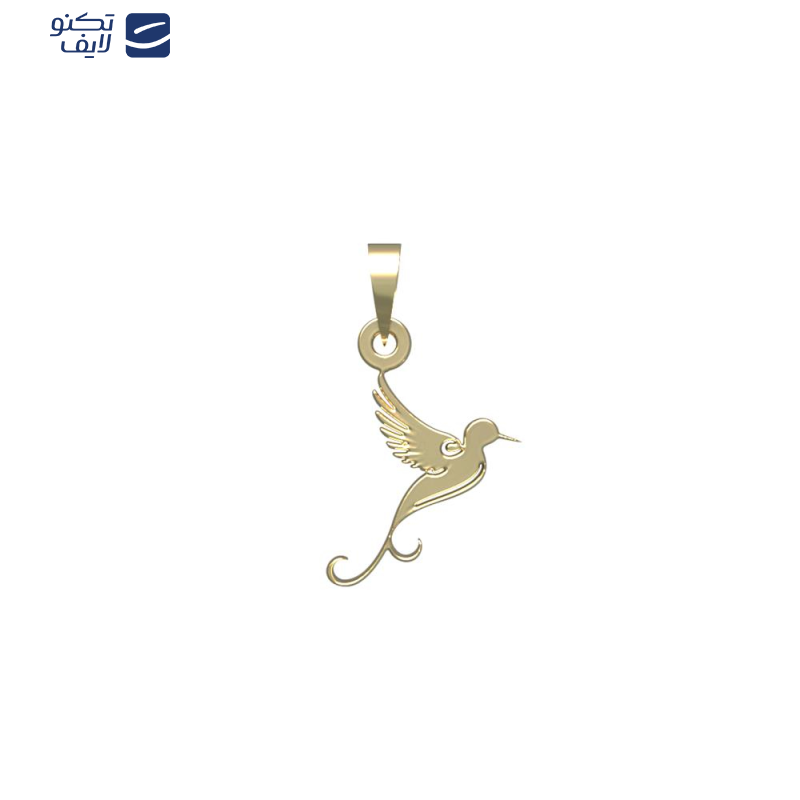 آویز گردنبند طلا 18 عیار زنانه مدوپد مدل پرنده کد PA1-14739 آویز گردنبند طلا 18 عیار زنانه مدوپد مدل پرنده کد PA1-14739