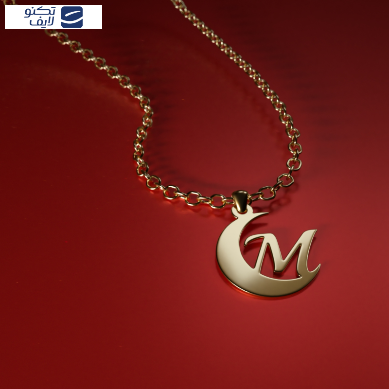 آویز گردنبند طلا 18 عیار زنانه مدوپد مدل M کد kc18991 آویز گردنبند طلا 18 عیار زنانه مدوپد مدل M کد kc18991