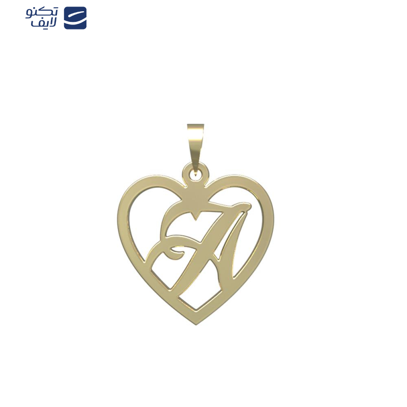 آویز گردنبند طلا 18 عیار زنانه مدوپد مدل حرف A کد PA1-12873 آویز گردنبند طلا 18 عیار زنانه مدوپد مدل حرف A کد PA1-12873