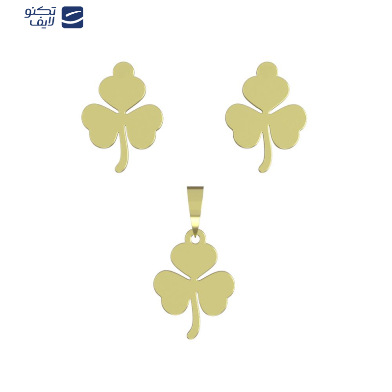 نیم ست طلا 18 عیار زنانه مدوپد مدل گل کد NA12432 نیم ست طلا 18 عیار زنانه مدوپد مدل گل کد NA12432