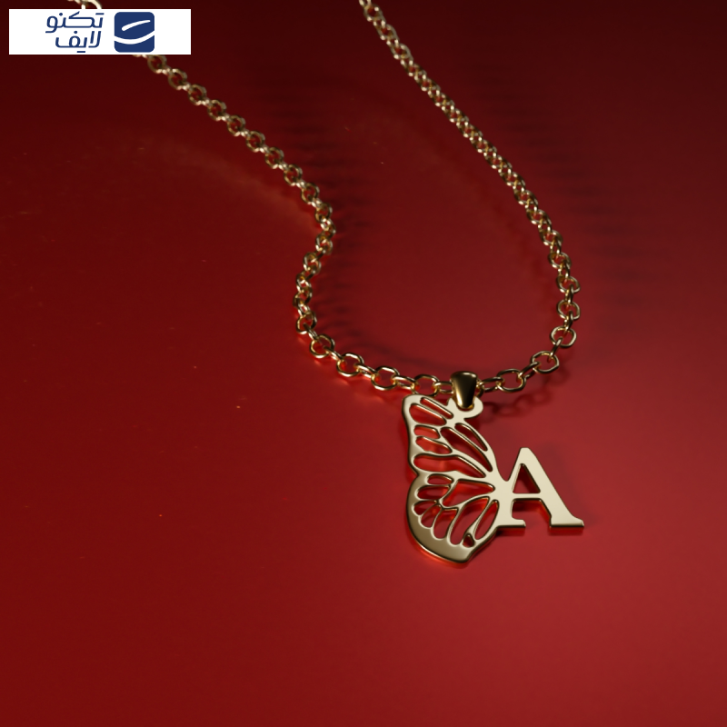 آویز گردنبند طلا 18 عیار زنانه مدوپد مدل A کد kc18842