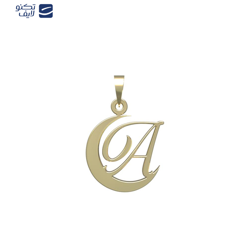 آویز گردنبند طلا 18 عیار زنانه مدوپد مدل A حرف کد PA1-13687 آویز گردنبند طلا 18 عیار زنانه مدوپد مدل A حرف کد PA1-13687
