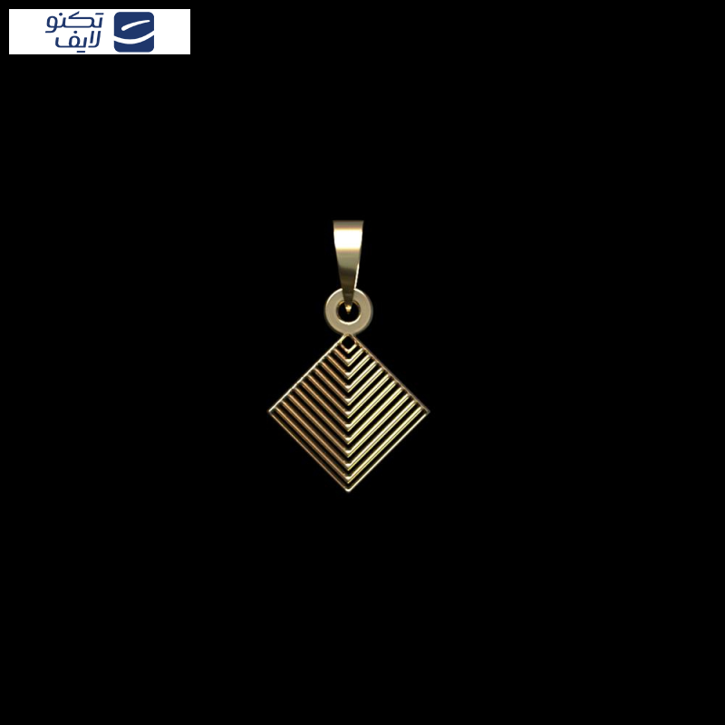 آویز گردنبند طلا 18 عیار زنانه مدوپد مدل لوزی کد PA1-14523 آویز گردنبند طلا 18 عیار زنانه مدوپد مدل لوزی کد PA1-14523