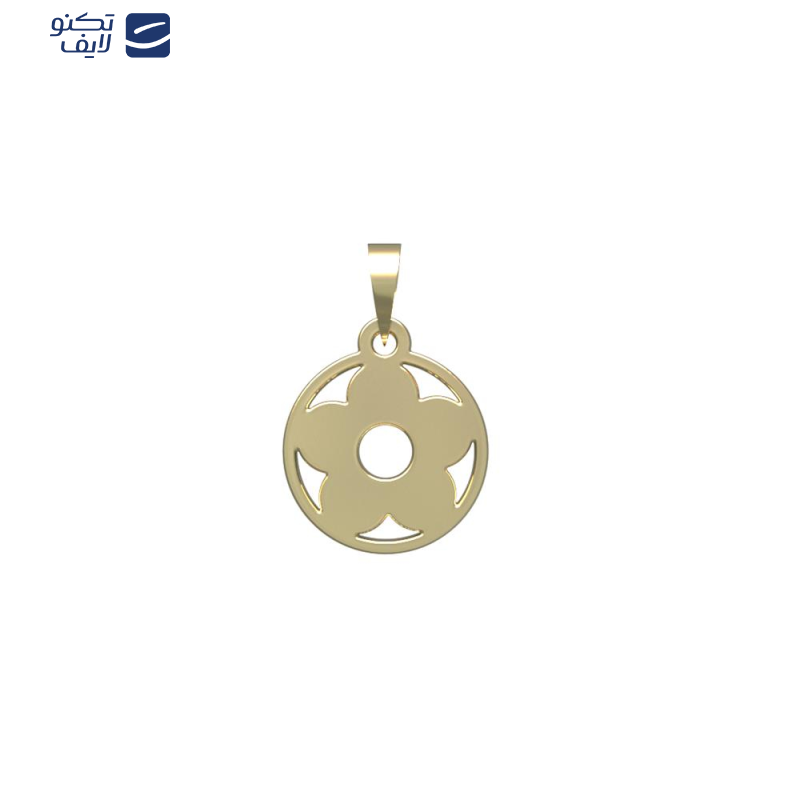 آویز گردنبند طلا 18 عیار زنانه مدوپد مدل گل کد PA1-11010 آویز گردنبند طلا 18 عیار زنانه مدوپد مدل گل کد PA1-11010