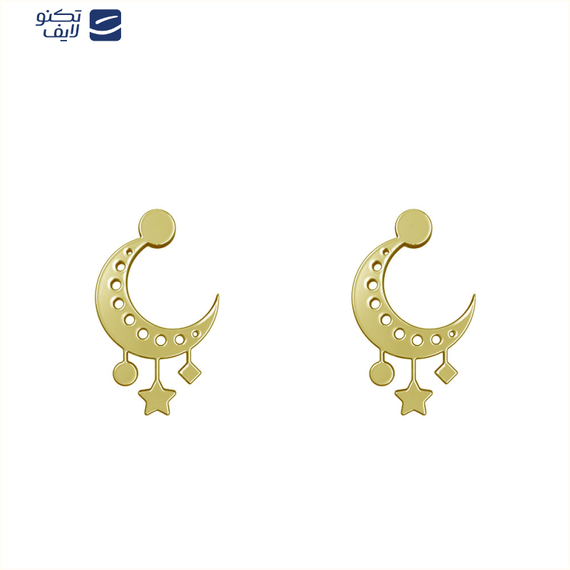 گوشواره طلا 18 عیار زنانه مدوپد مدل ماه کد GA1-15039 گوشواره طلا 18 عیار زنانه مدوپد مدل ماه کد GA1-15039