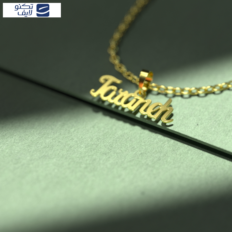 گردنبند طلا 18 عیار زنانه مدوپد مدل taraneh