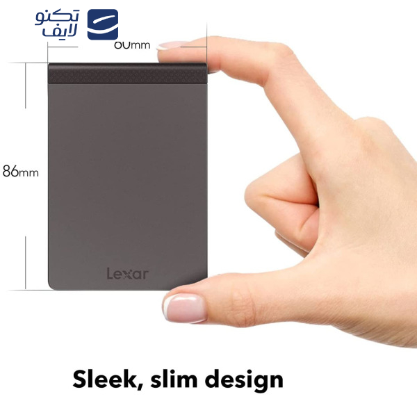 اس اس دی اکسترنال لکسار مدل SL200 ظرفیت 2 ترابایت  اس اس دی اکسترنال لکسار مدل SL200 ظرفیت 2 ترابایت