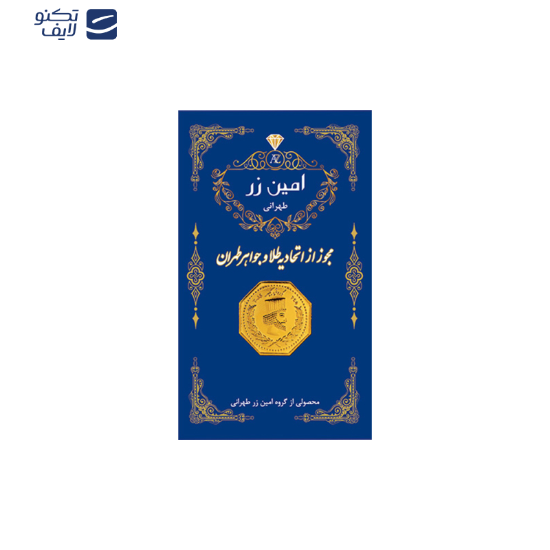 سکه گرمی طلا 18 عیار امین زر مدل amzz2 سکه گرمی طلا 18 عیار امین زر مدل amzz2