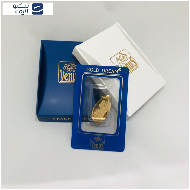 شمش طلا 18 عیار ونوس کد 10000 شمش طلا 18 عیار ونوس کد 10000