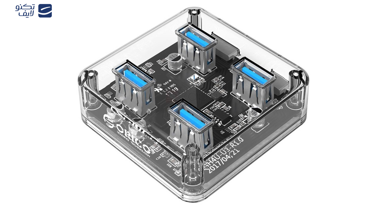 هاب USB 3.0 چهار پورت اوریکو مدل MH4U-U3 هاب USB 3.0 چهار پورت اوریکو مدل MH4U-U3