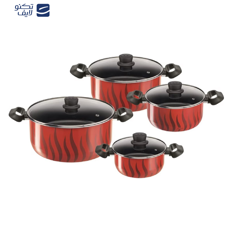 سرویس قابلمه 8 پارچه تفال مدل TEMPO FLAME سرویس قابلمه 8 پارچه تفال مدل TEMPO FLAME