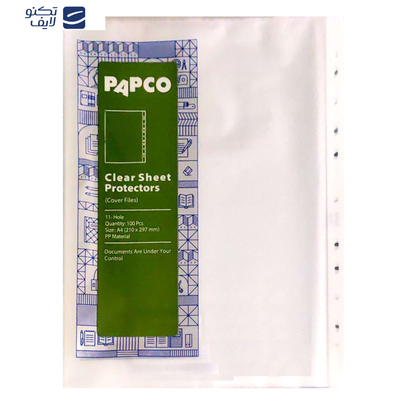 کاور کاغذ A4 پاپکو مدل A4-11 کاور کاغذ A4 پاپکو مدل A4-11