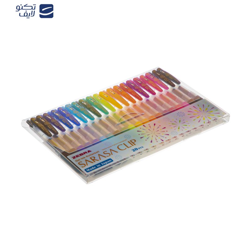 روان نویس 20 رنگ زبرا مدل Sarasa Clip روان نویس 20 رنگ زبرا مدل Sarasa Clip