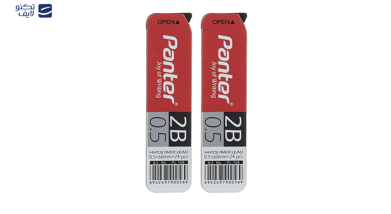 نوک مداد نوکی 0.5 میلی متری پنتر مدل Highpolymer بسته 2 عددی نوک مداد نوکی 0.5 میلی متری پنتر مدل Highpolymer بسته 2 عددی