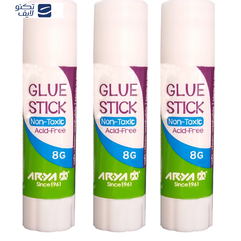 چسب ماتیکی آریا کد 8004 بسته 3 عددی چسب ماتیکی آریا کد 8004 بسته 3 عددی