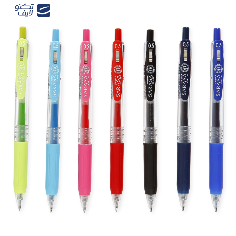 روان نویس زبرا مدل Sarasa Clip بسته 10 عددی روان نویس زبرا مدل Sarasa Clip بسته 10 عددی