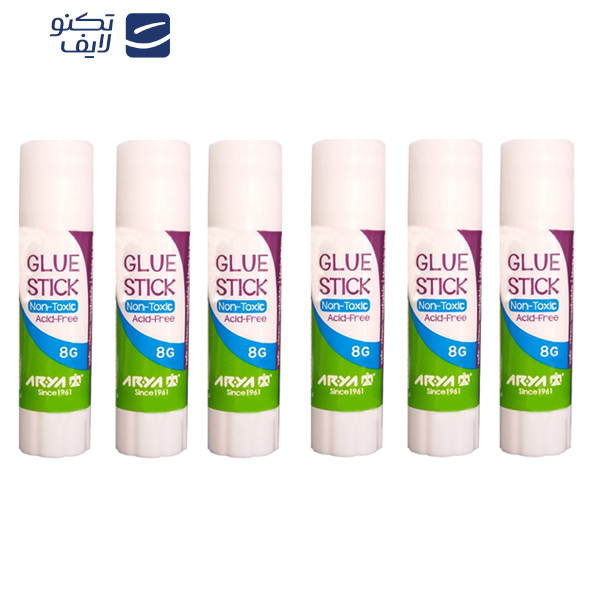 چسب ماتیکی آریا کد 01 بسته 6 عددی چسب ماتیکی آریا کد 01 بسته 6 عددی