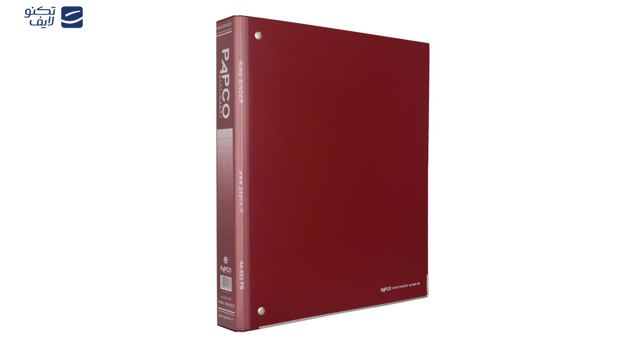 کلاسور 4 حلقه پاپکو کد 653 سایز A4 کلاسور 4 حلقه پاپکو کد 653 سایز A4