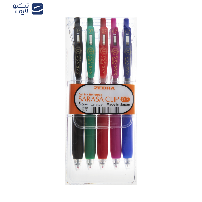 روان نویس زبرا مدل ساراسا کلیپ بسته 5 عددی روان نویس زبرا مدل ساراسا کلیپ بسته 5 عددی