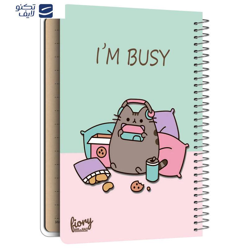 دفترچه یادداشت مستر راد طرح کرافت مدل گربه کیوت فانتزی کد fiory 1928 دفترچه یادداشت مستر راد طرح کرافت مدل گربه کیوت فانتزی کد fiory 1928