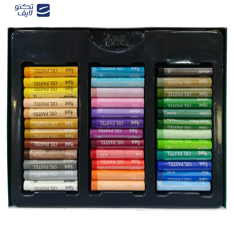 پاستل روغنی 36 رنگ آریا مدل Permium-01 کد 72072 پاستل روغنی 36 رنگ آریا مدل Permium-01 کد 72072