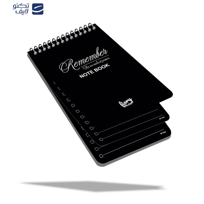 دفترچه یادداشت مستر راد طرح ثمر مدل cheeck box کد fiory 1954 