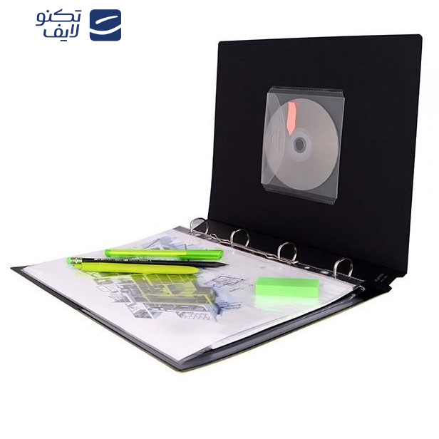 کلاسور 4 حلقه پاپکو مدل متالیک کد 651-BC کلاسور 4 حلقه پاپکو مدل متالیک کد 651-BC