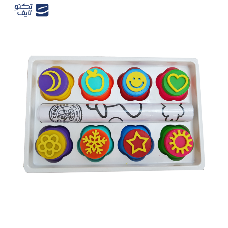 رنگ انگشتی 8 رنگ آریا کد 7031 به همراه رول رنگ رنگ انگشتی 8 رنگ آریا کد 7031 به همراه رول رنگ