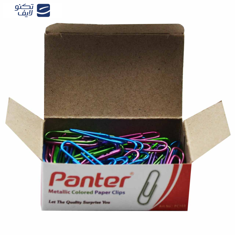 گیره کاغذ پنتر کد 40089 بسته 100 عددی