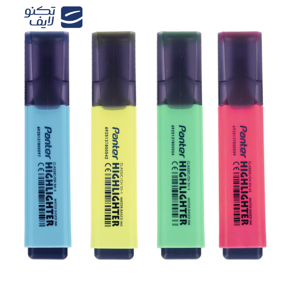 ماژیک علامت گذار پنتر مدل HL100 بسته 4 عددی ماژیک علامت گذار پنتر مدل HL100 بسته 4 عددی