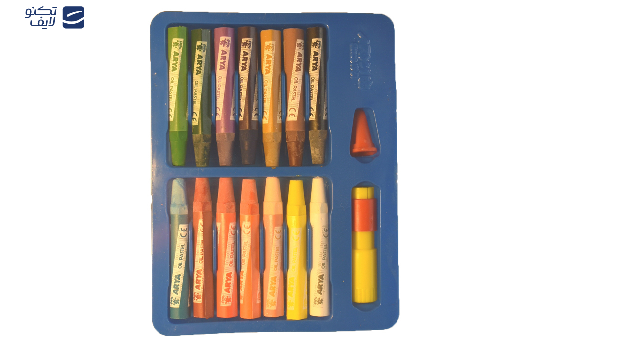 پاستل روغنی 2+12 رنگ آریا مدل 2027 پاستل روغنی 2+12 رنگ آریا مدل 2027