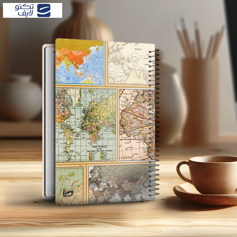 دفتر مشق 100 برگ مستر راد مدل نقشه جهان طرح world map کد fiory 2415  دفتر مشق 100 برگ مستر راد مدل نقشه جهان طرح world map کد fiory 2415