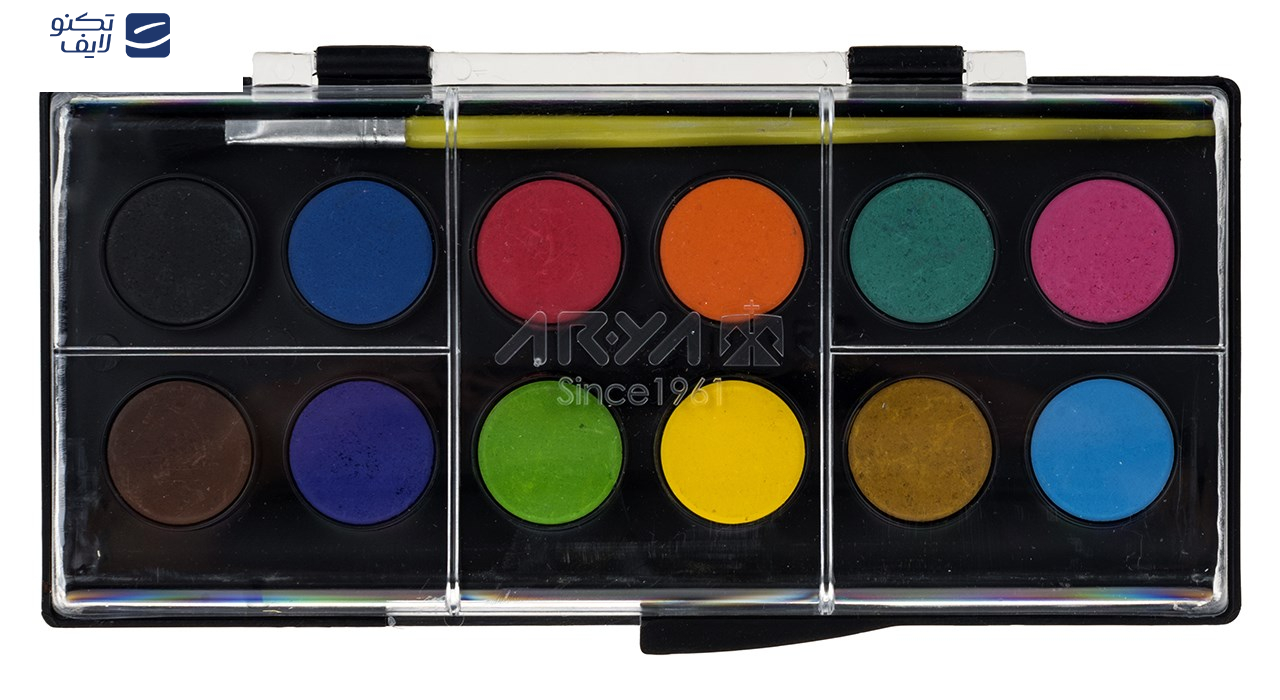 آبرنگ 12 رنگ آریا کد 3-5008 آبرنگ 12 رنگ آریا کد 3-5008