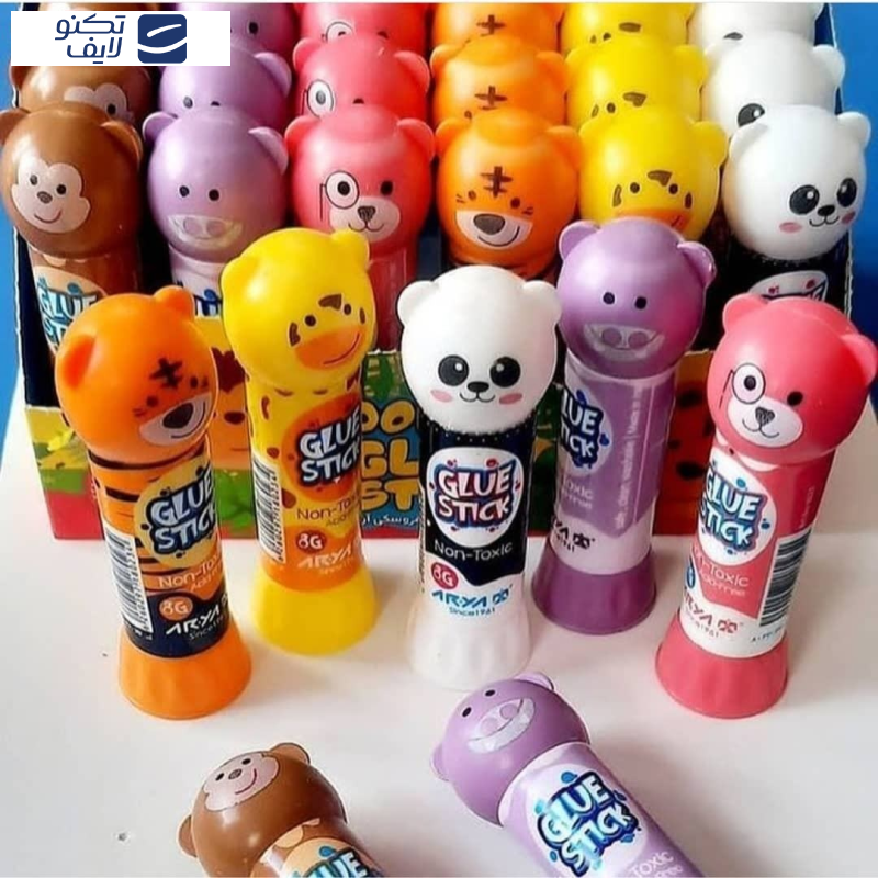 چسب ماتیکی آریا مدل عروسکی بسته 6 عددی چسب ماتیکی آریا مدل عروسکی بسته 6 عددی