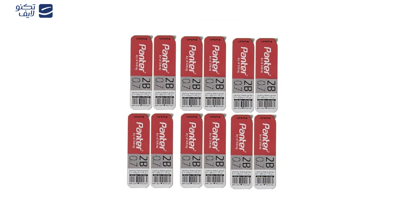 نوک مداد نوکی 0.7 میلی متری پنتر مدل پلیمری بسته 12 عددی نوک مداد نوکی 0.7 میلی متری پنتر مدل پلیمری بسته 12 عددی