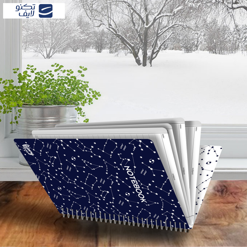 دفتر مشق 100 برگ مستر راد مدل کهکشانی طرح کیهان کد fiory 2065  دفتر مشق 100 برگ مستر راد مدل کهکشانی طرح کیهان کد fiory 2065