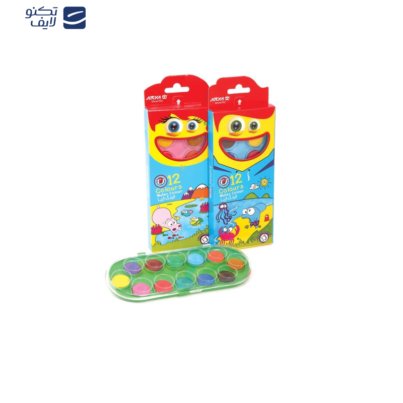 آبرنگ 12 رنگ آریا کد ۵۰۰۵ آبرنگ 12 رنگ آریا کد ۵۰۰۵