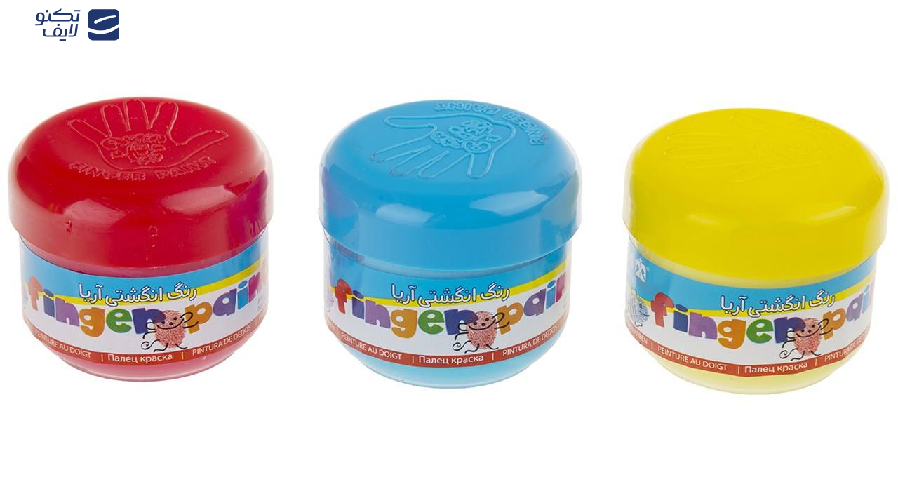 رنگ انگشتی 3 رنگ آریا مدل 7004