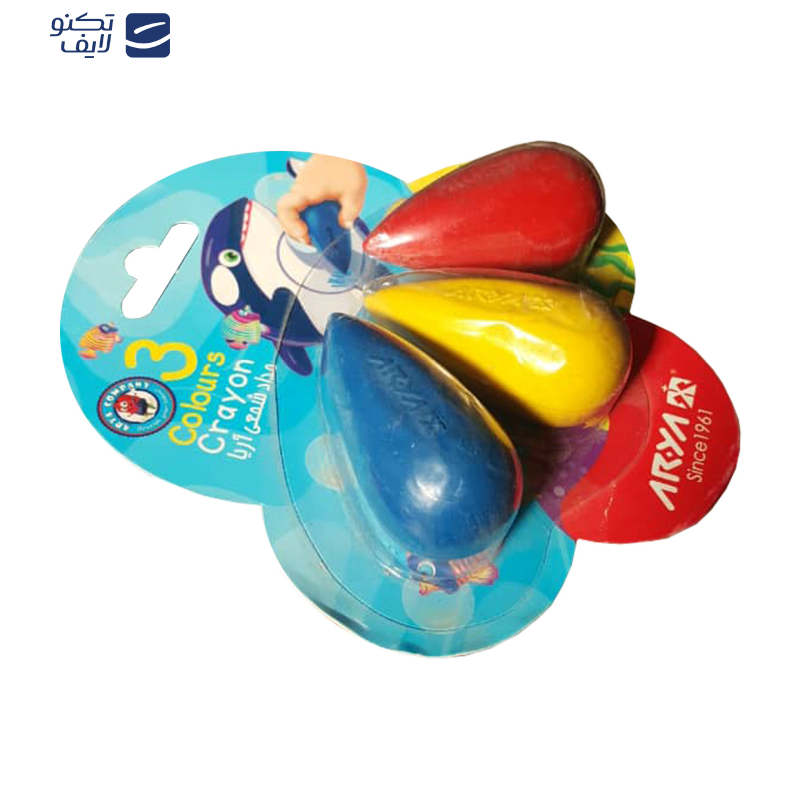 مداد شمعی آریا کد 1059 بسته 3 عددی مداد شمعی آریا کد 1059 بسته 3 عددی