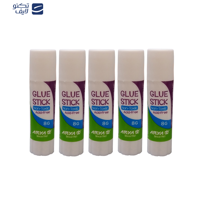 چسب ماتیکی آریا کد 8004 بسته ۵ عددی چسب ماتیکی آریا کد 8004 بسته ۵ عددی