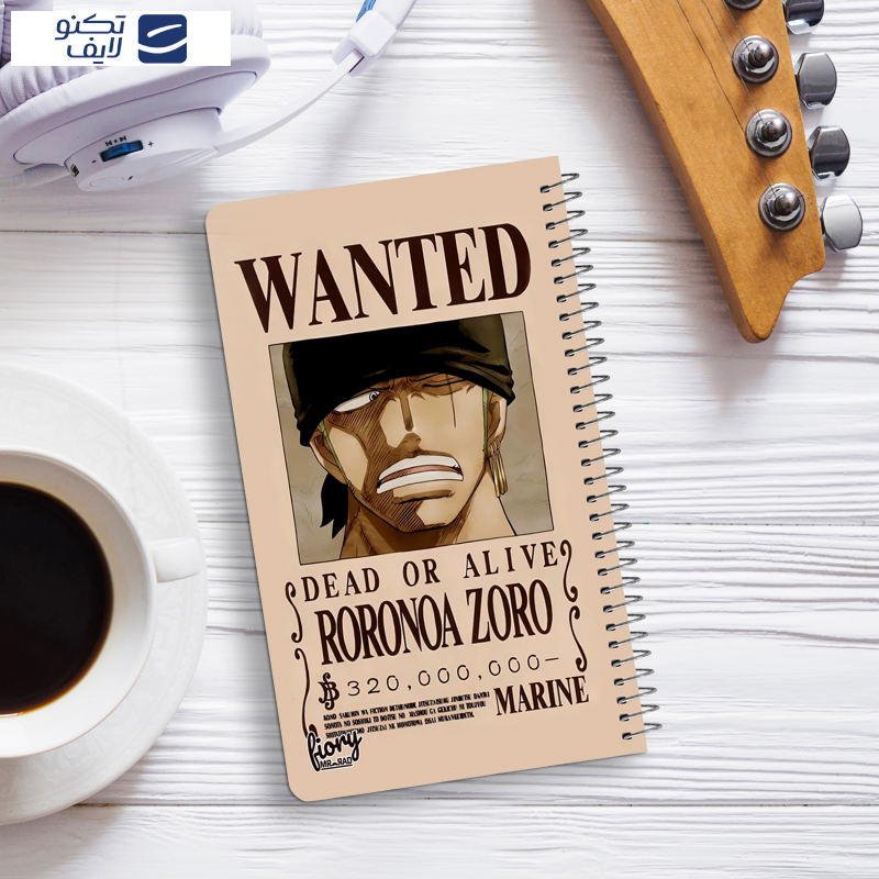 دفترچه یادداشت مستر راد مدل cheeck box طرح انیمه وان پیس کد ZORO 2218 دفترچه یادداشت مستر راد مدل cheeck box طرح انیمه وان پیس کد ZORO 2218